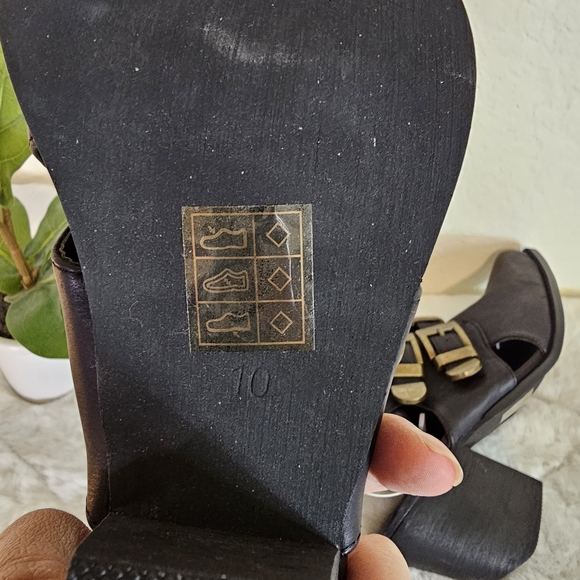 NWOB! Sacred Heart Sargeant Vegan Leather Buckle Booties! Size 10. - Picture 8 of 9